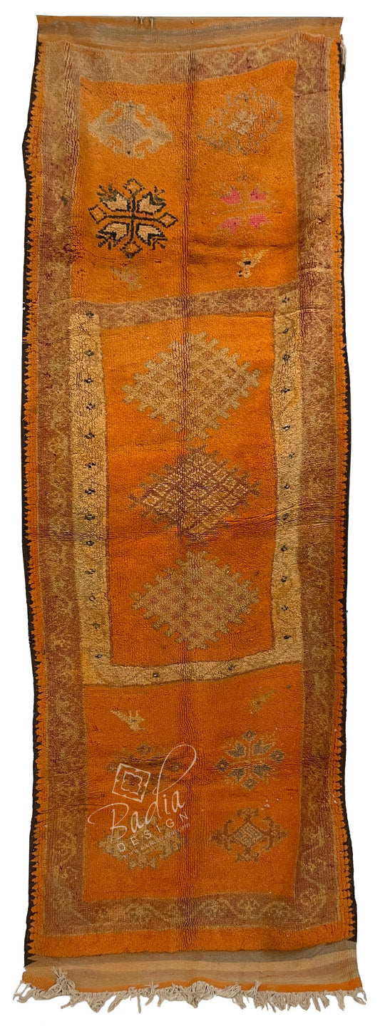 Authentic Moroccan Rug with Tribal Designs