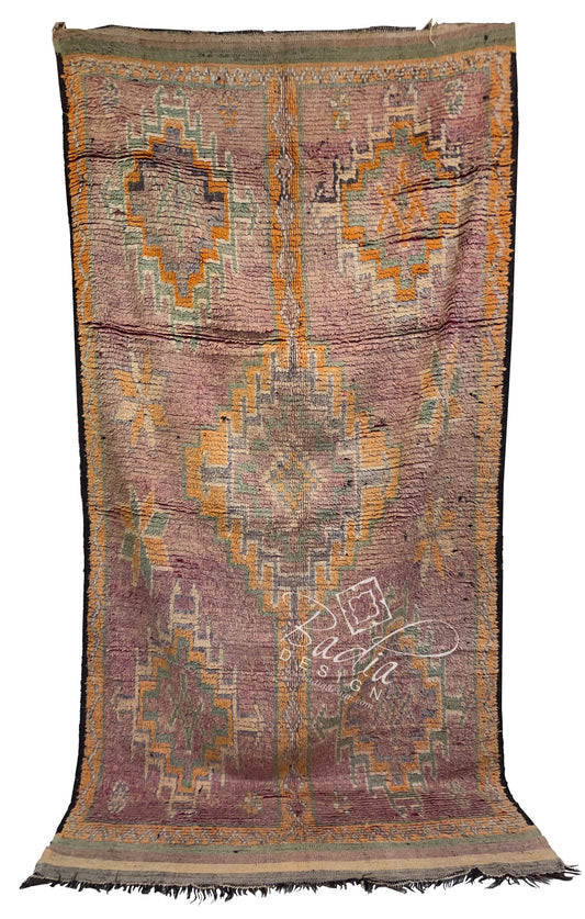 Authentic Moroccan Rug with Tribal Designs