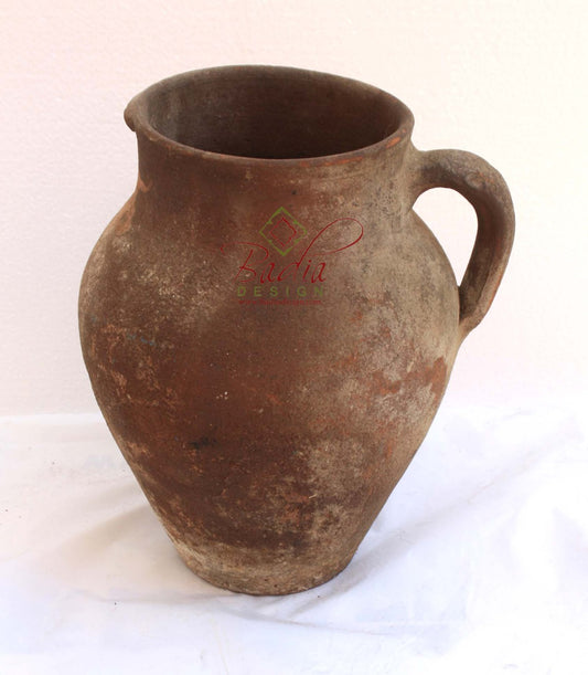 Vintage Clay Jar Imported from Turkey
