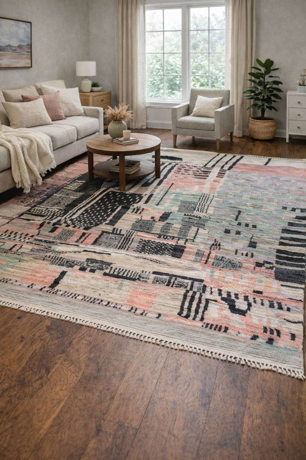 Berber Tribal Hand Woven Moroccan Rug