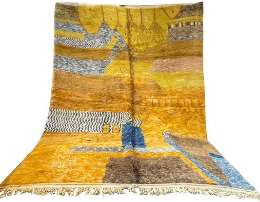 Colorful Handmade Berber Area Rug